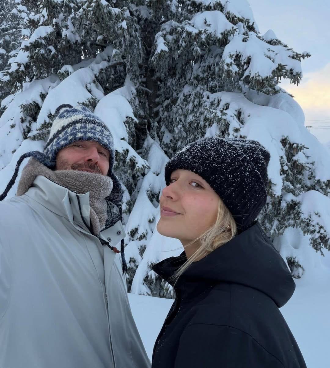 Amid conflict with his son: David Beckham is on vacation with his daughter in Courchevel 5 bekhem2