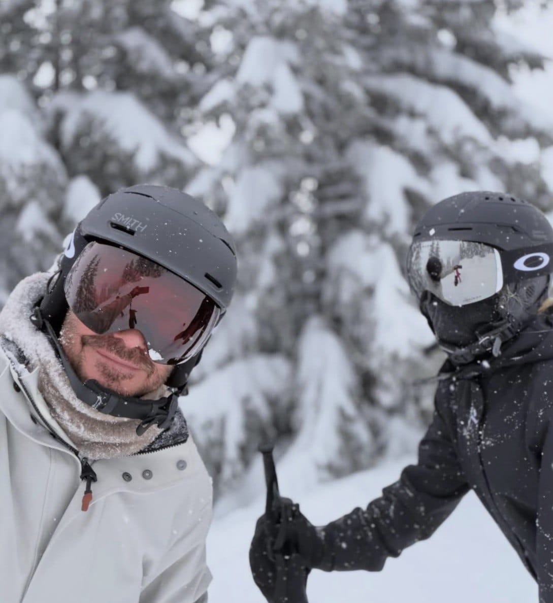 Amid conflict with his son: David Beckham is on vacation with his daughter in Courchevel 6 bekhem3
