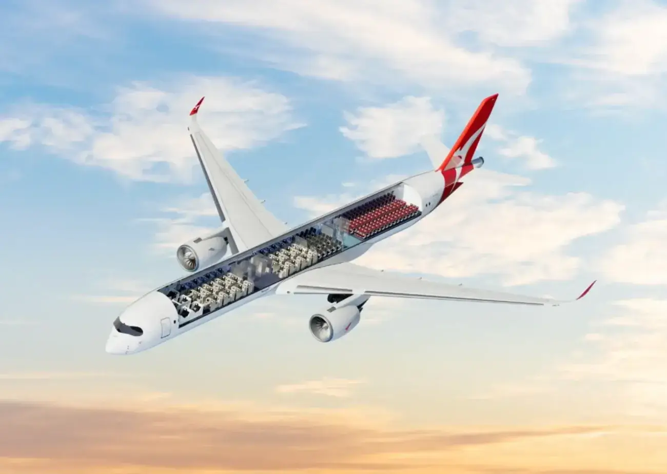 The world's longest flight: airliner starts 22-hour flights 4 bus